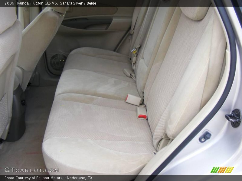 Sahara Silver / Beige 2006 Hyundai Tucson GLS V6