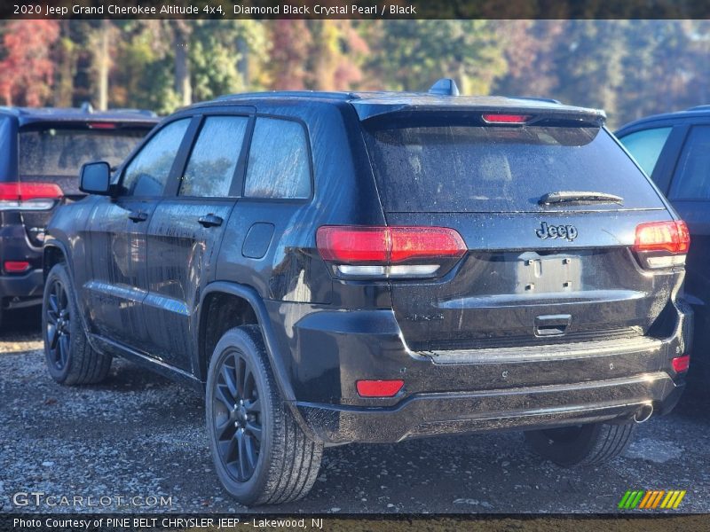 Diamond Black Crystal Pearl / Black 2020 Jeep Grand Cherokee Altitude 4x4