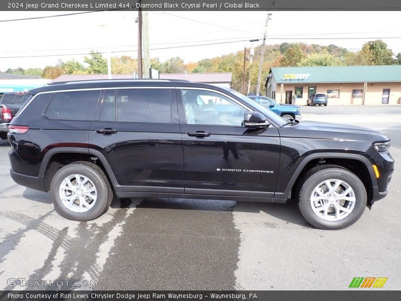 Diamond Black Crystal Pearl / Global Black 2024 Jeep Grand Cherokee L Limited 4x4