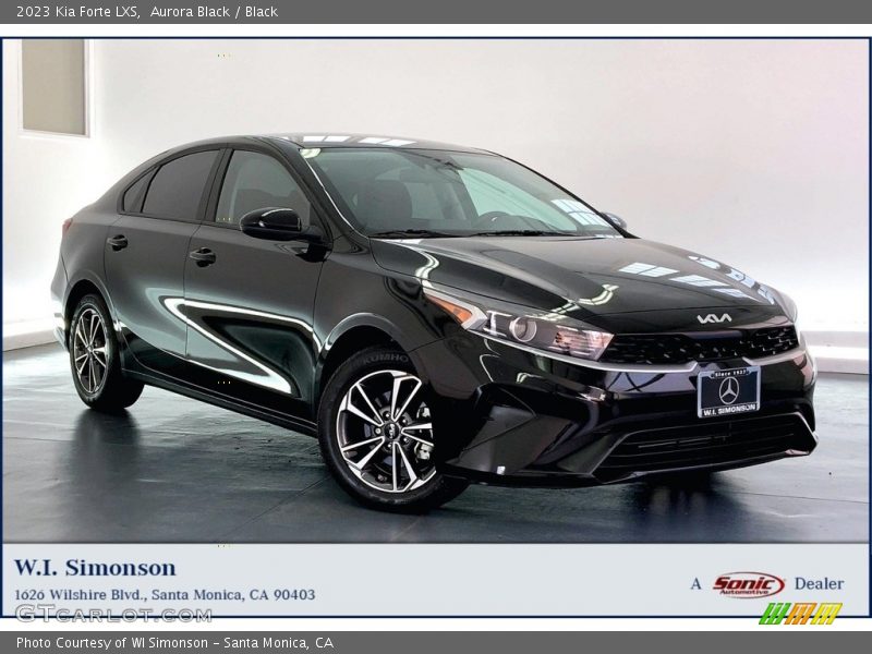 Aurora Black / Black 2023 Kia Forte LXS