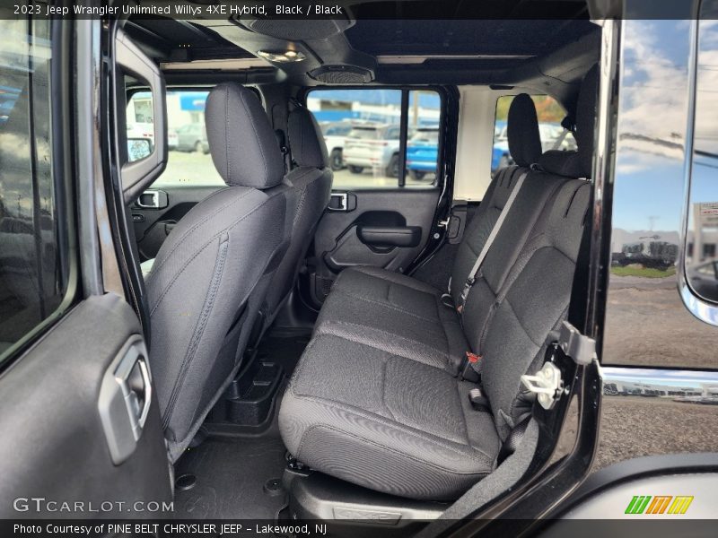 Rear Seat of 2023 Wrangler Unlimited Willys 4XE Hybrid
