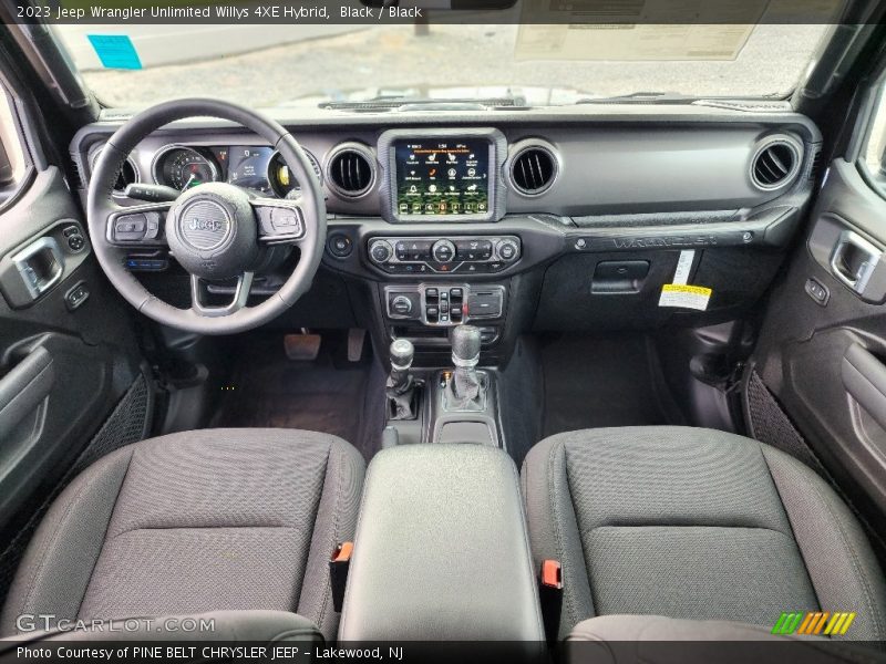  2023 Wrangler Unlimited Willys 4XE Hybrid Black Interior