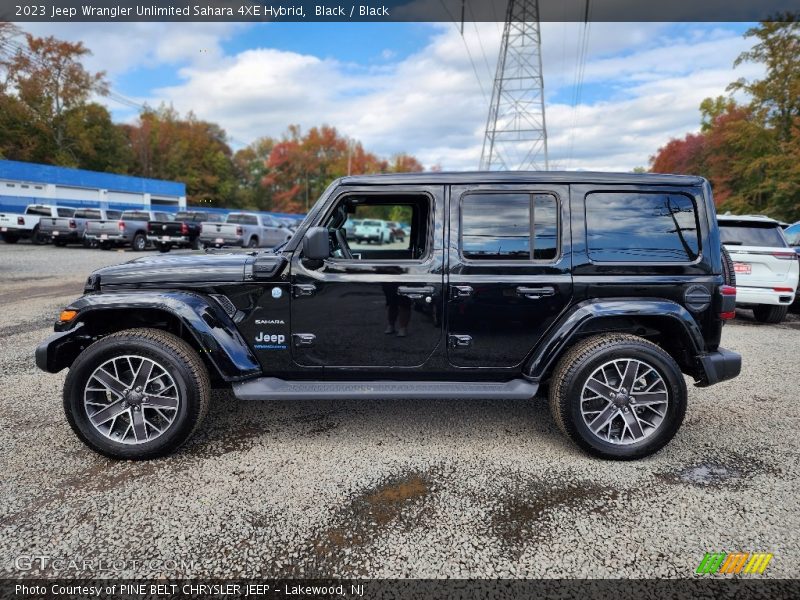  2023 Wrangler Unlimited Sahara 4XE Hybrid Black