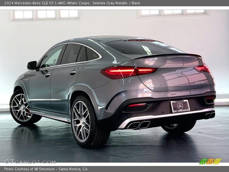 Selenite Gray Metallic / Black 2024 Mercedes-Benz GLE 63 S AMG 4Matic Coupe