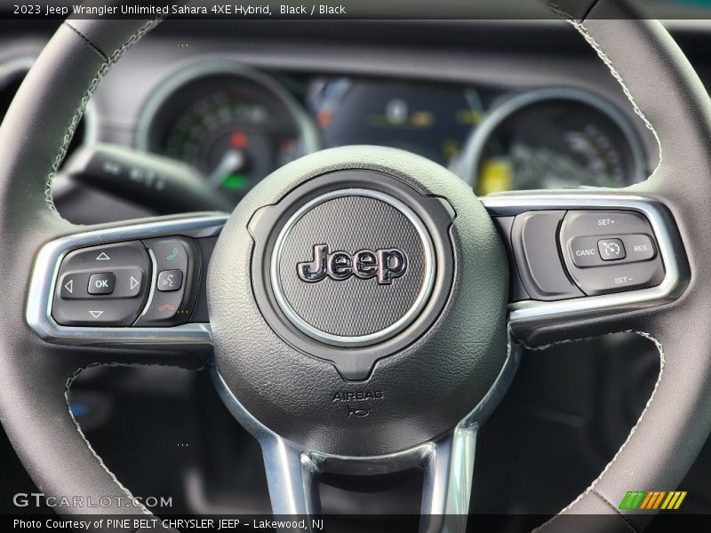  2023 Wrangler Unlimited Sahara 4XE Hybrid Steering Wheel