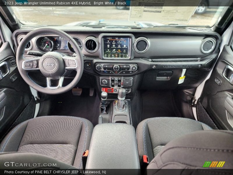 Front Seat of 2023 Wrangler Unlimited Rubicon 4XE Hybrid