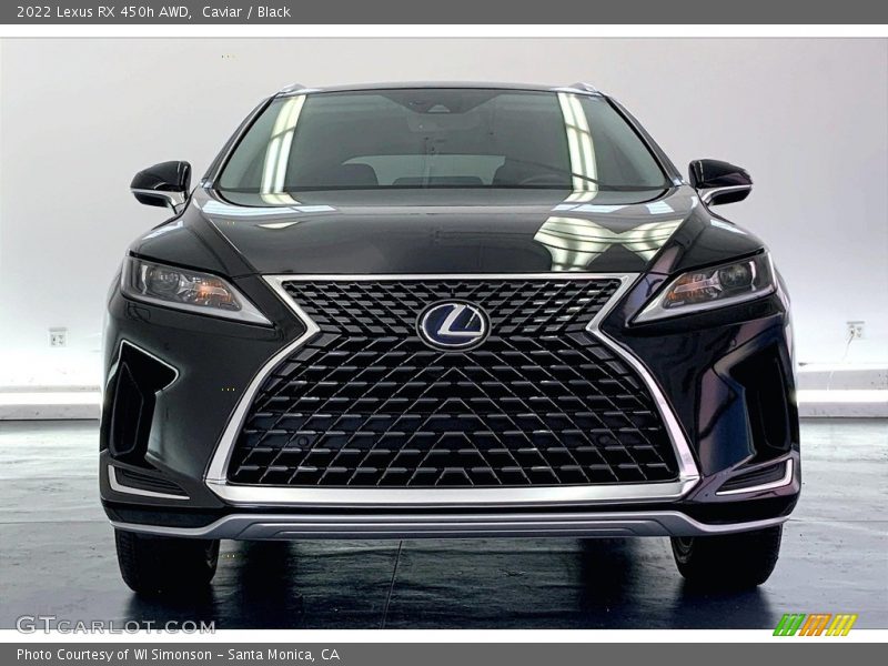 Caviar / Black 2022 Lexus RX 450h AWD
