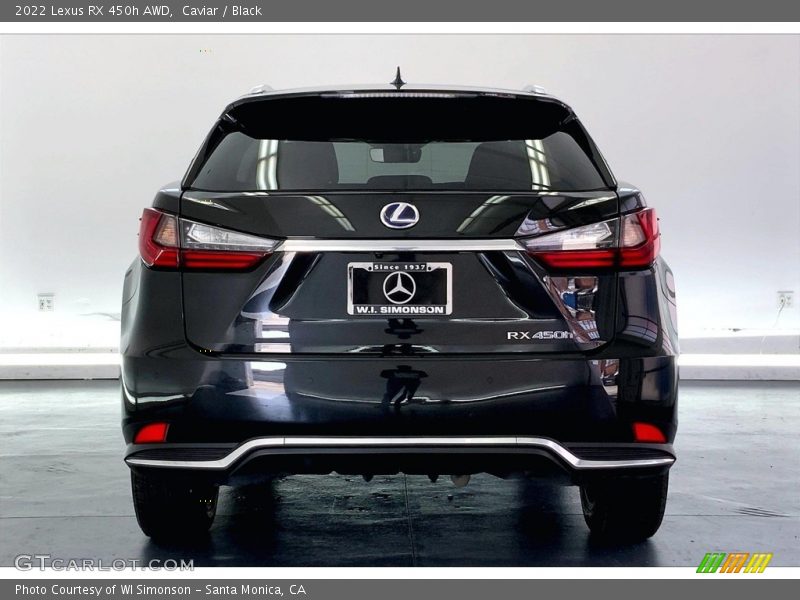 Caviar / Black 2022 Lexus RX 450h AWD