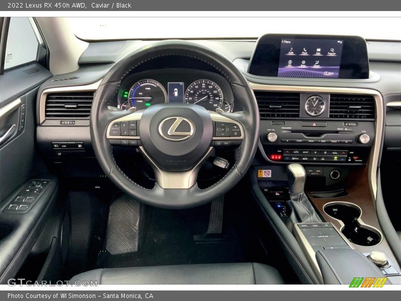 Dashboard of 2022 RX 450h AWD