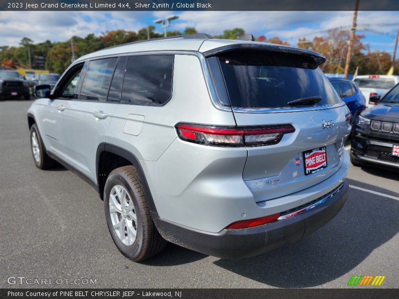 Silver Zynith / Global Black 2023 Jeep Grand Cherokee L Limited 4x4
