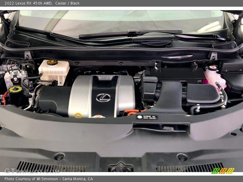  2022 RX 450h AWD Engine - 3.5 Liter DOHC 24-Valve VVT-i V6 Gasoline/Electric Hybrid