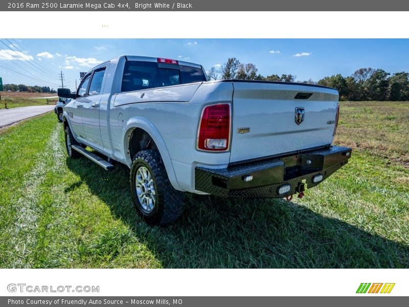Bright White / Black 2016 Ram 2500 Laramie Mega Cab 4x4