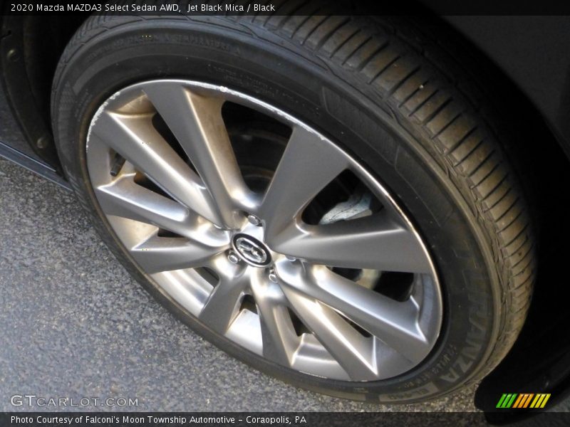 Jet Black Mica / Black 2020 Mazda MAZDA3 Select Sedan AWD