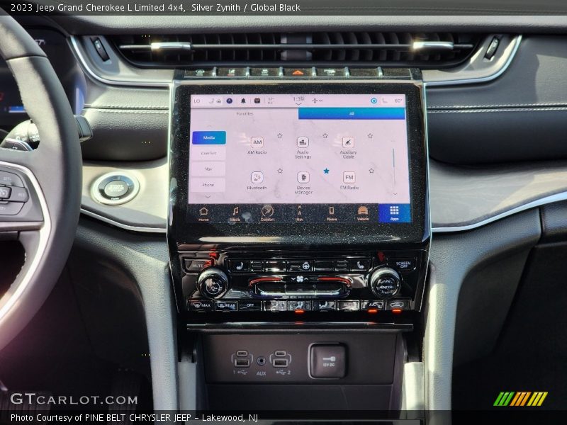 Silver Zynith / Global Black 2023 Jeep Grand Cherokee L Limited 4x4