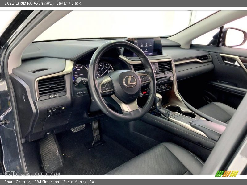 Dashboard of 2022 RX 450h AWD