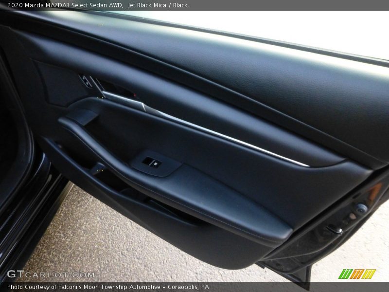 Jet Black Mica / Black 2020 Mazda MAZDA3 Select Sedan AWD