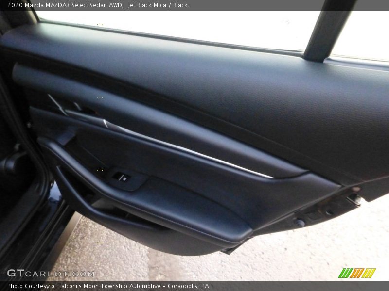 Jet Black Mica / Black 2020 Mazda MAZDA3 Select Sedan AWD