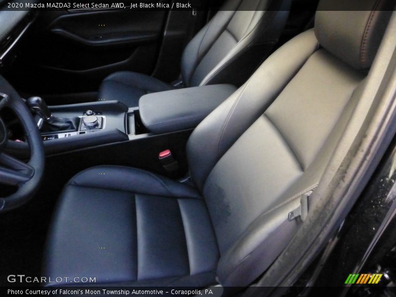 Jet Black Mica / Black 2020 Mazda MAZDA3 Select Sedan AWD