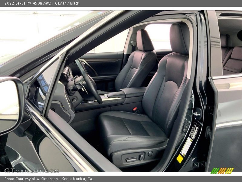 Front Seat of 2022 RX 450h AWD