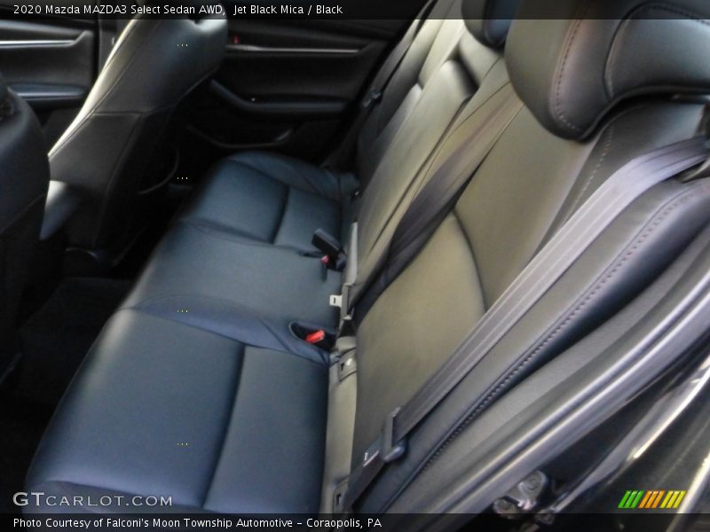Jet Black Mica / Black 2020 Mazda MAZDA3 Select Sedan AWD