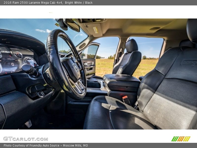 Bright White / Black 2016 Ram 2500 Laramie Mega Cab 4x4