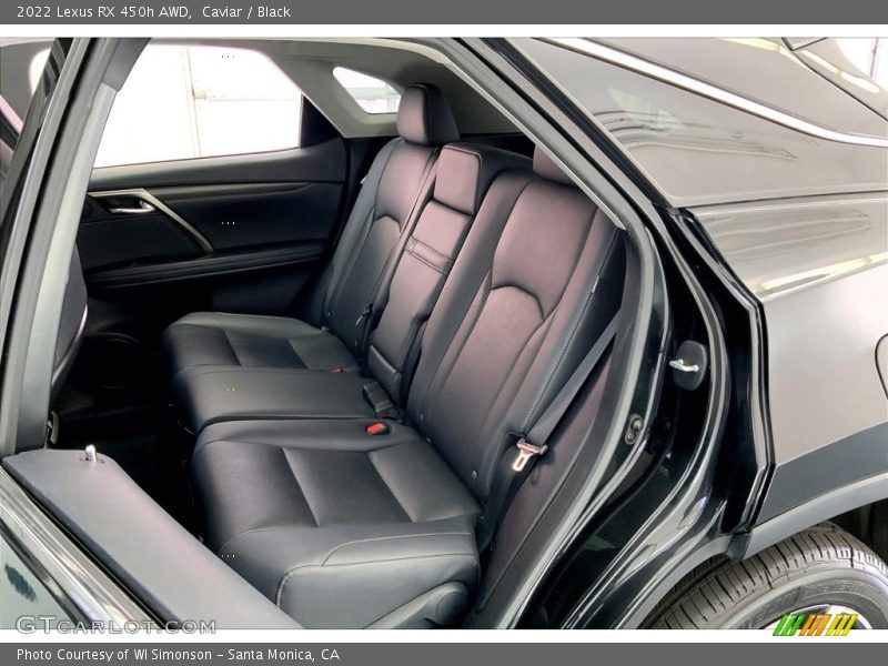 Rear Seat of 2022 RX 450h AWD