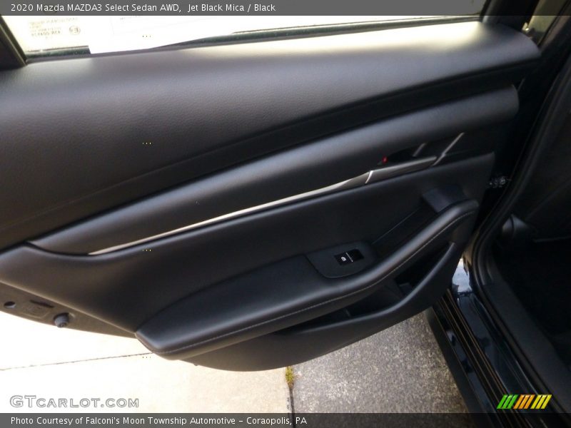 Jet Black Mica / Black 2020 Mazda MAZDA3 Select Sedan AWD
