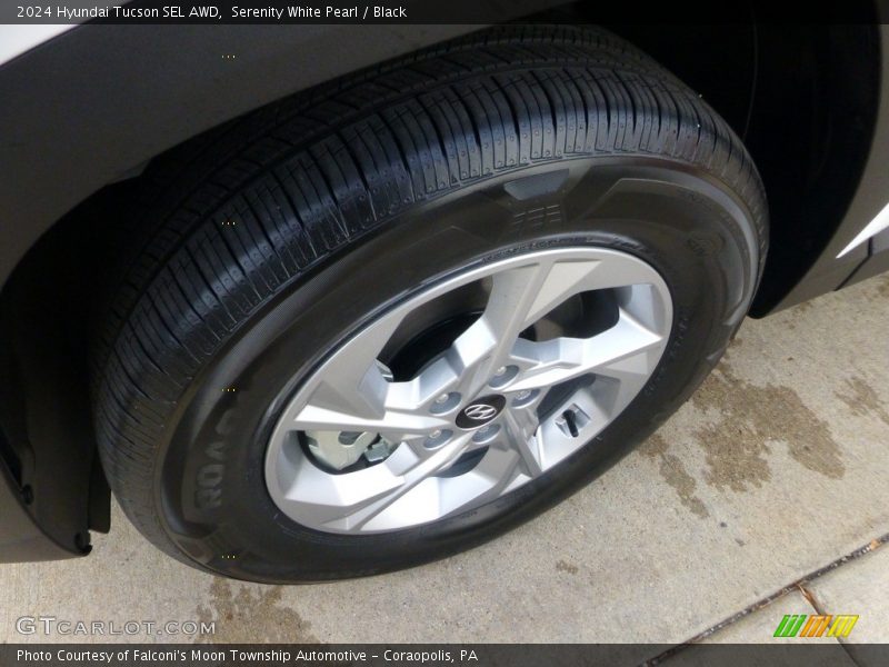 Serenity White Pearl / Black 2024 Hyundai Tucson SEL AWD