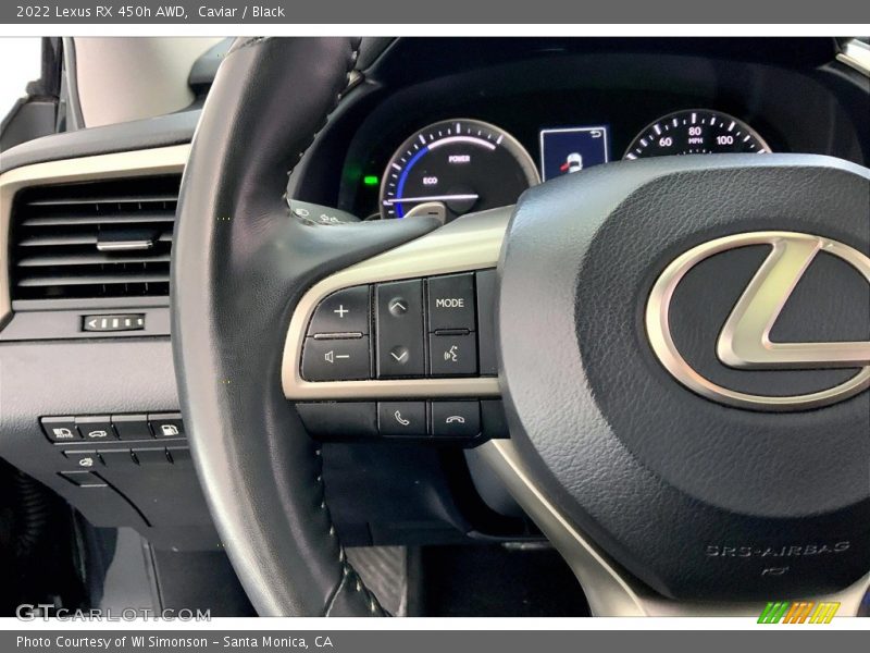  2022 RX 450h AWD Steering Wheel