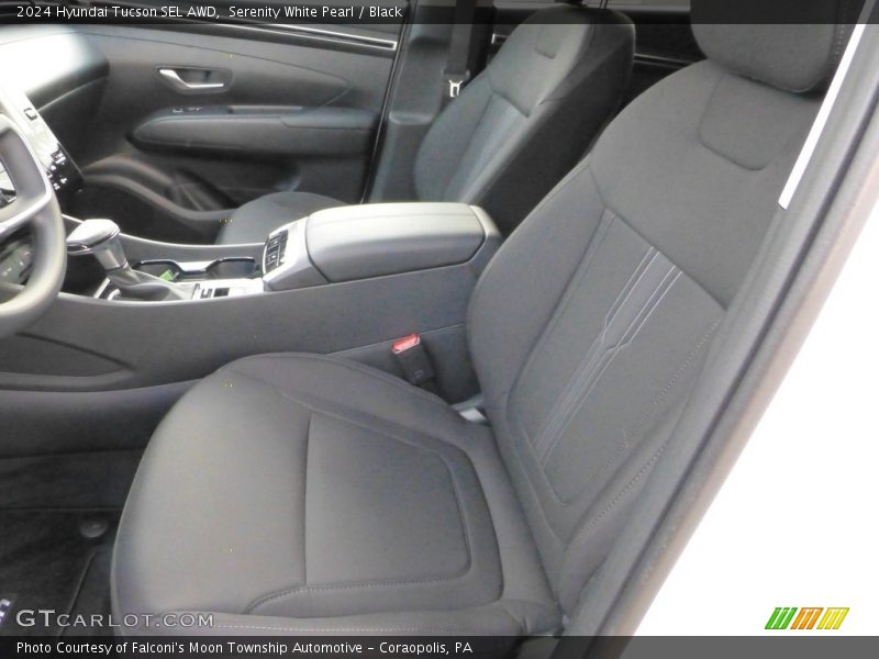 Serenity White Pearl / Black 2024 Hyundai Tucson SEL AWD
