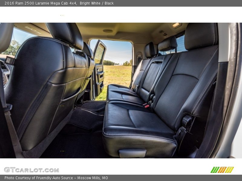 Rear Seat of 2016 2500 Laramie Mega Cab 4x4