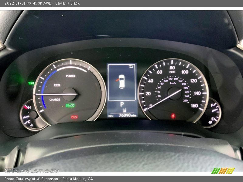  2022 RX 450h AWD 450h AWD Gauges