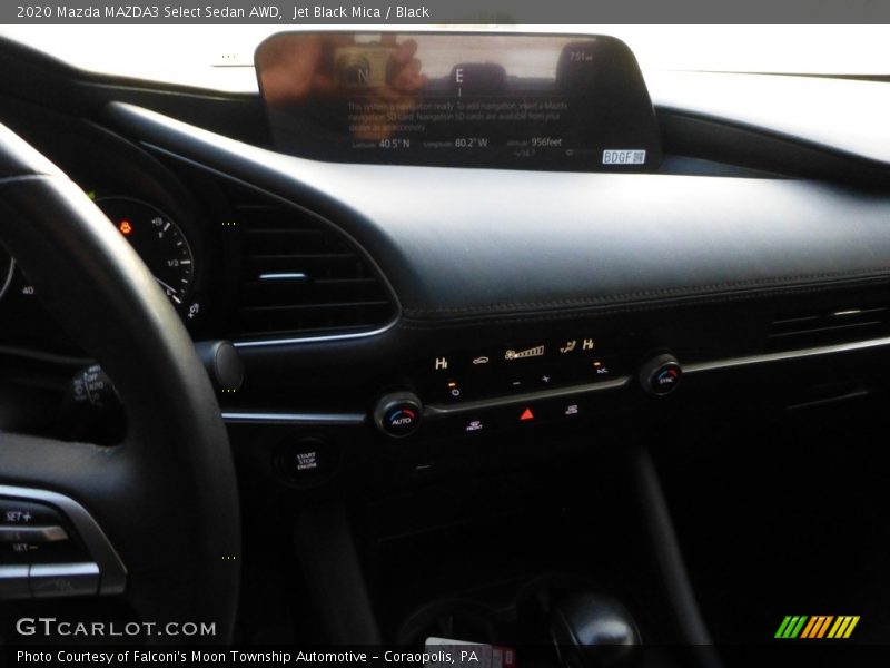 Jet Black Mica / Black 2020 Mazda MAZDA3 Select Sedan AWD