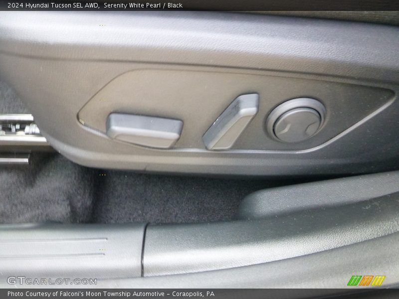 Serenity White Pearl / Black 2024 Hyundai Tucson SEL AWD