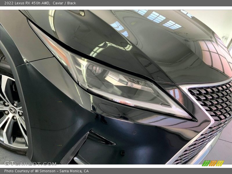 Caviar / Black 2022 Lexus RX 450h AWD