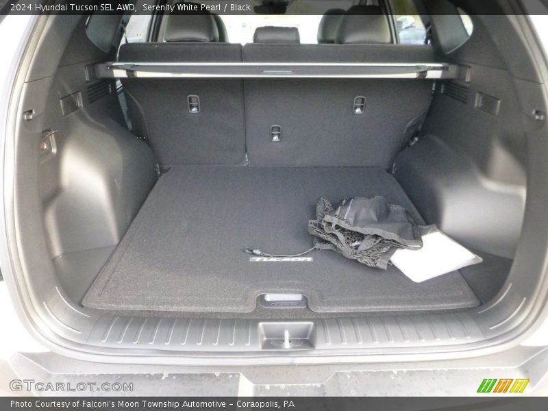 Serenity White Pearl / Black 2024 Hyundai Tucson SEL AWD