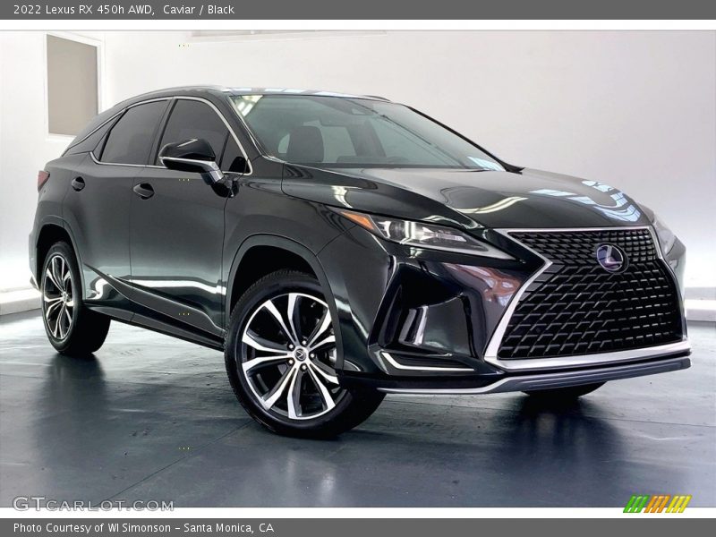Front 3/4 View of 2022 RX 450h AWD