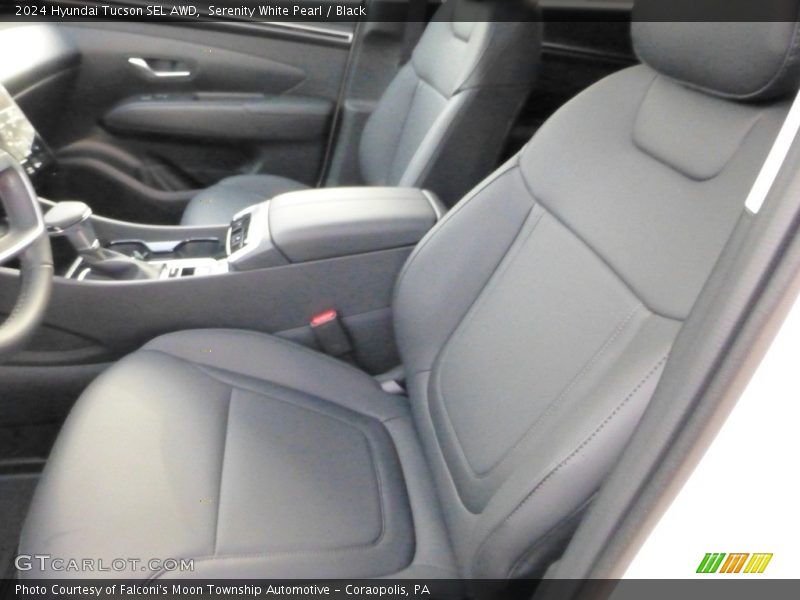 Serenity White Pearl / Black 2024 Hyundai Tucson SEL AWD