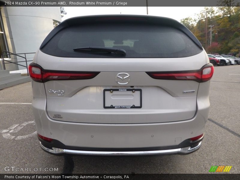 Rhodium White Premium / Griege 2024 Mazda CX-90 Premium AWD