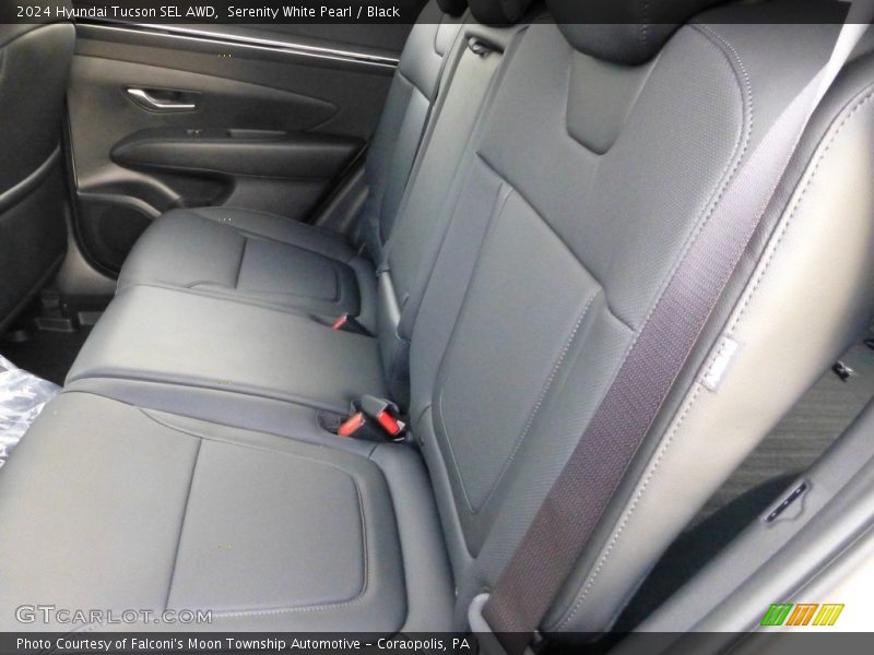 Serenity White Pearl / Black 2024 Hyundai Tucson SEL AWD