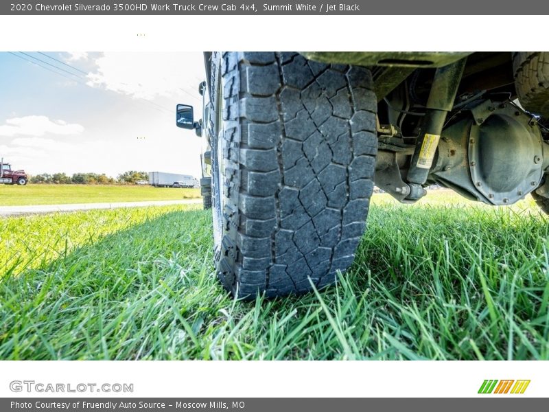 Summit White / Jet Black 2020 Chevrolet Silverado 3500HD Work Truck Crew Cab 4x4
