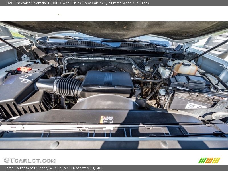 Summit White / Jet Black 2020 Chevrolet Silverado 3500HD Work Truck Crew Cab 4x4