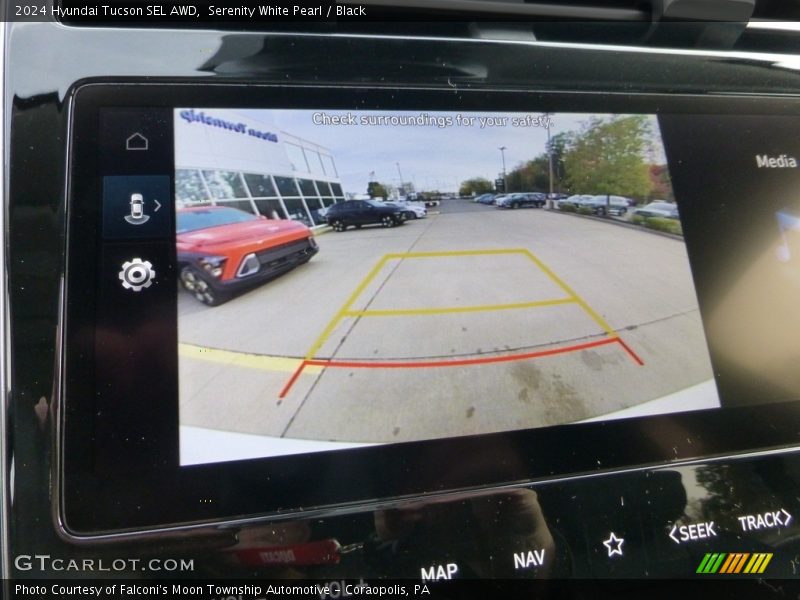 Serenity White Pearl / Black 2024 Hyundai Tucson SEL AWD