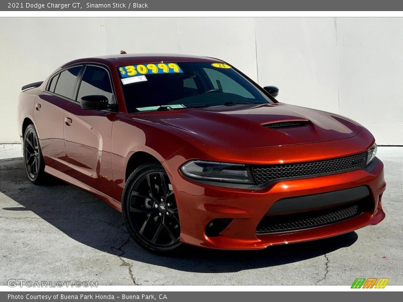 Front 3/4 View of 2021 Charger GT
