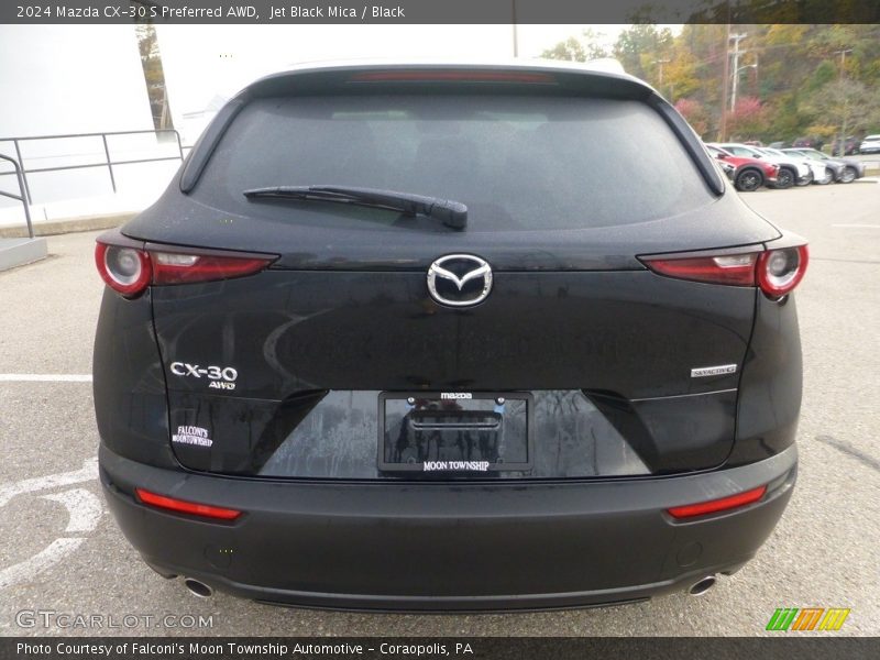 Jet Black Mica / Black 2024 Mazda CX-30 S Preferred AWD