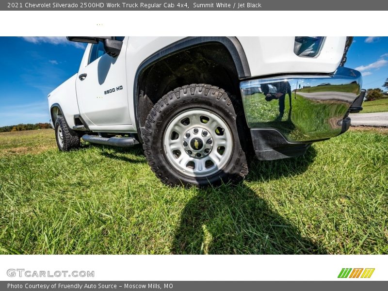 Summit White / Jet Black 2021 Chevrolet Silverado 2500HD Work Truck Regular Cab 4x4