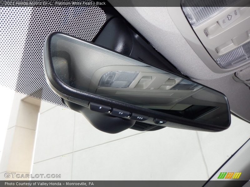 Platinum White Pearl / Black 2021 Honda Accord EX-L