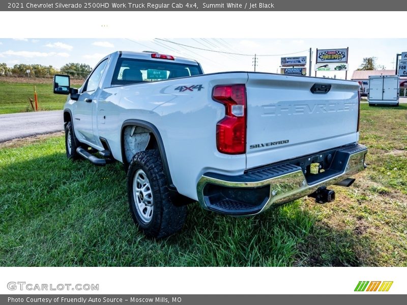Summit White / Jet Black 2021 Chevrolet Silverado 2500HD Work Truck Regular Cab 4x4