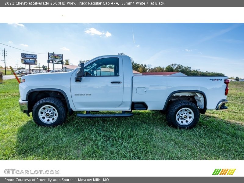 Summit White / Jet Black 2021 Chevrolet Silverado 2500HD Work Truck Regular Cab 4x4