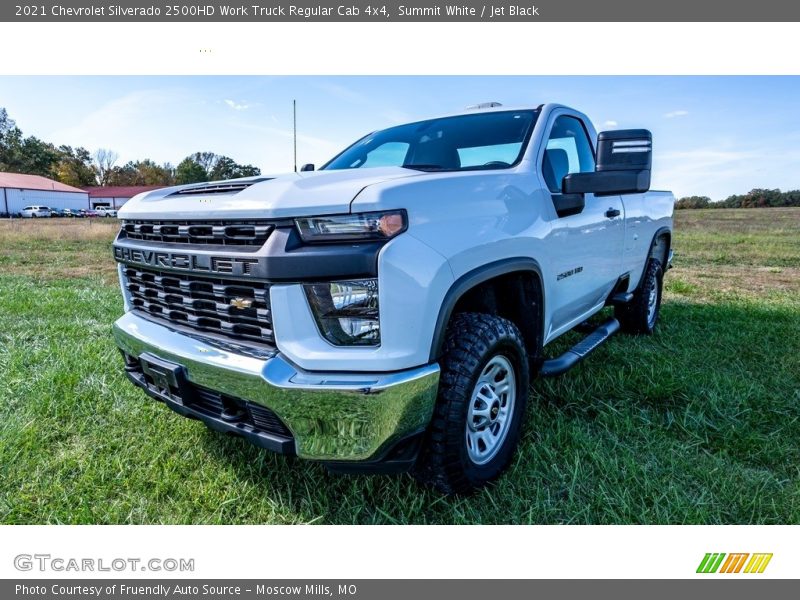 Summit White / Jet Black 2021 Chevrolet Silverado 2500HD Work Truck Regular Cab 4x4